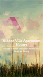 Mobile Screenshot of hiddenvillaapts.com
